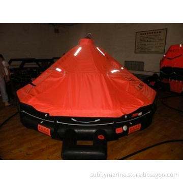 6 PERSONS Throw-Over Board Inflatable Self Righting Liferaft
